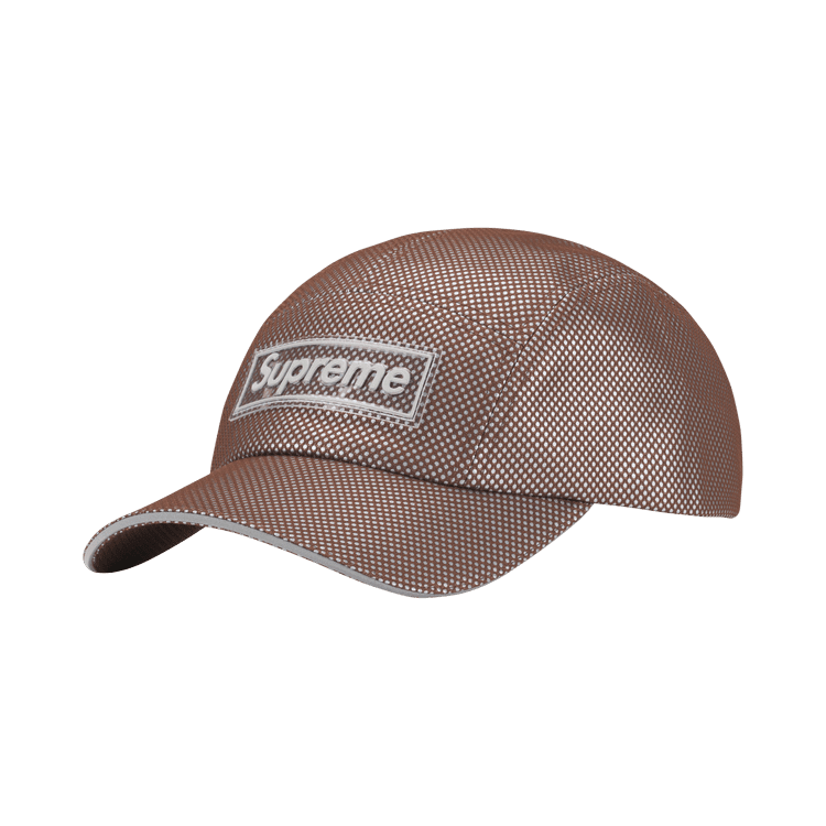 Supreme Metallic Mesh Camp Cap (FW26) Brown - Im Your Wardrobe