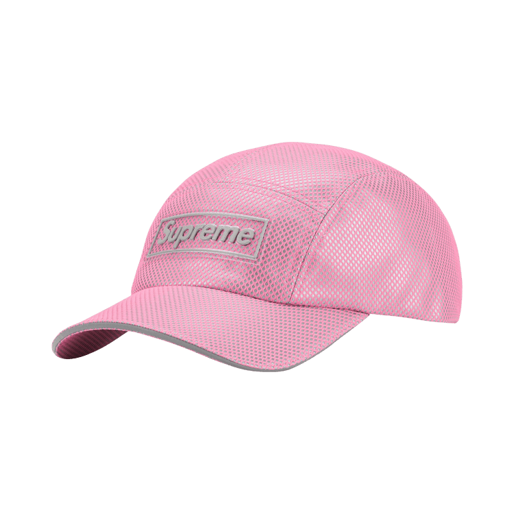 Supreme Metallic Mesh Camp Cap (FW26) Pink - Im Your Wardrobe
