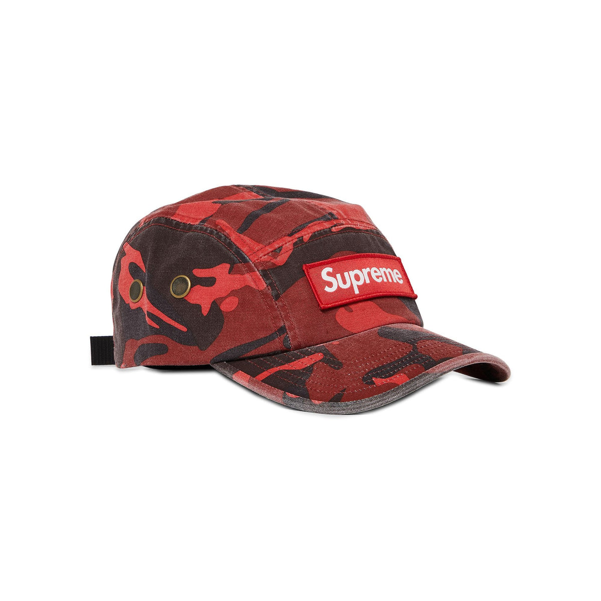 Supreme Military Camp Cap (SS26) Red Camo - Im Your Wardrobe