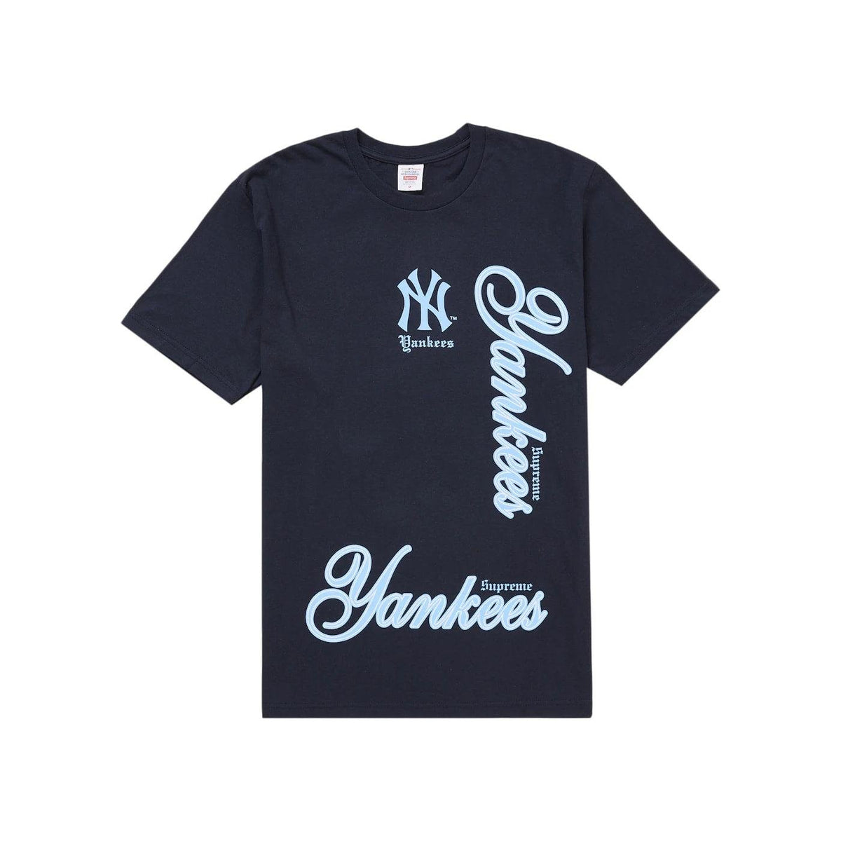 Supreme MLB Teams NY Tee Navy - Im Your Wardrobe