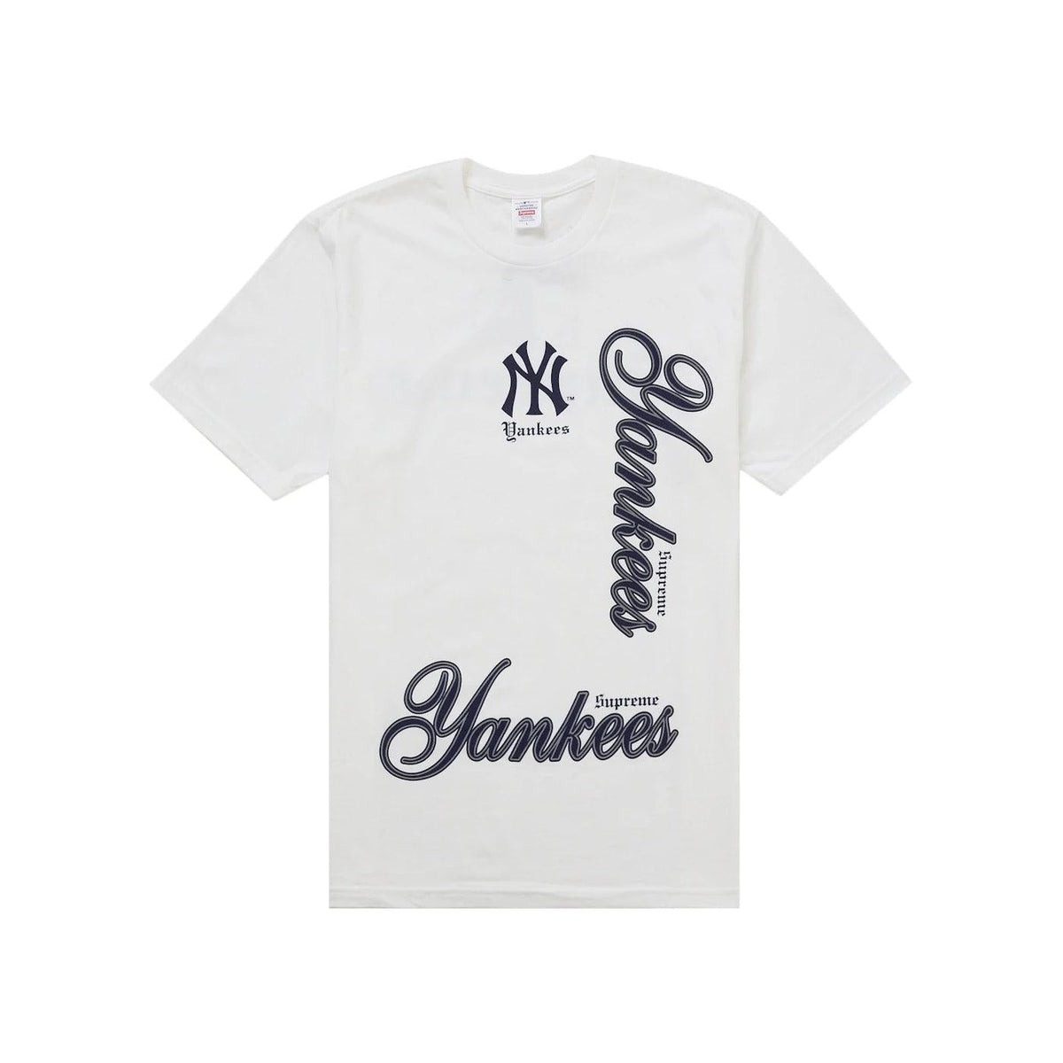 Supreme MLB Teams NY Tee White - Im Your Wardrobe