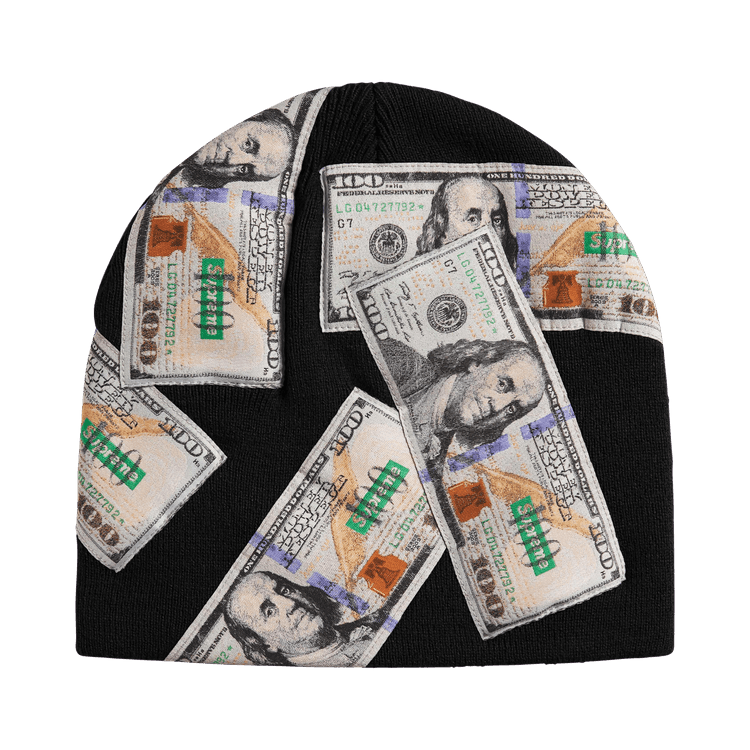 Supreme Money Beanie (FW26) Black - Im Your Wardrobe