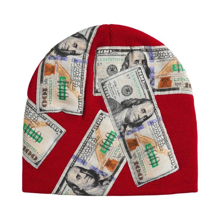 Supreme Money Beanie (FW26) Red - Im Your Wardrobe