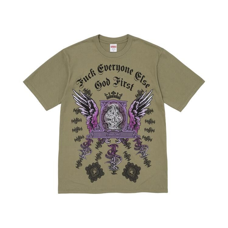 Supreme Money Tee Light Olive - Im Your Wardrobe