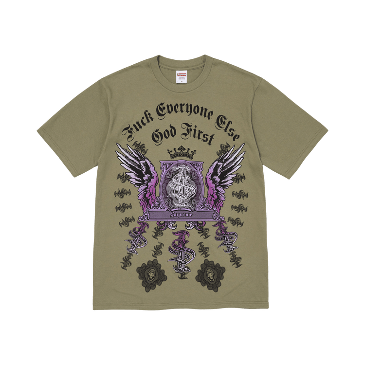 Supreme Money Tee Light Olive - Im Your Wardrobe