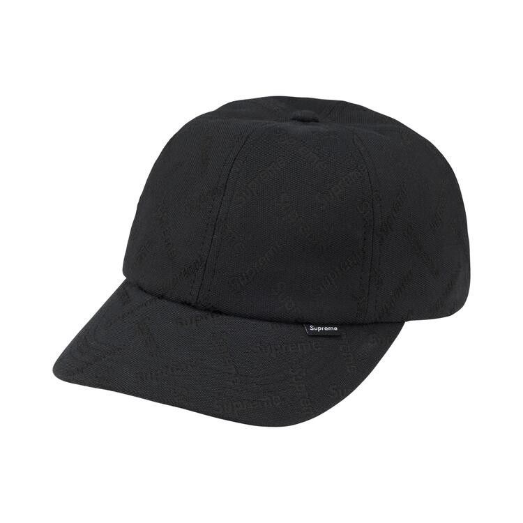 Supreme Monogram Jacquard 6-Panel (FW26) Black - Im Your Wardrobe