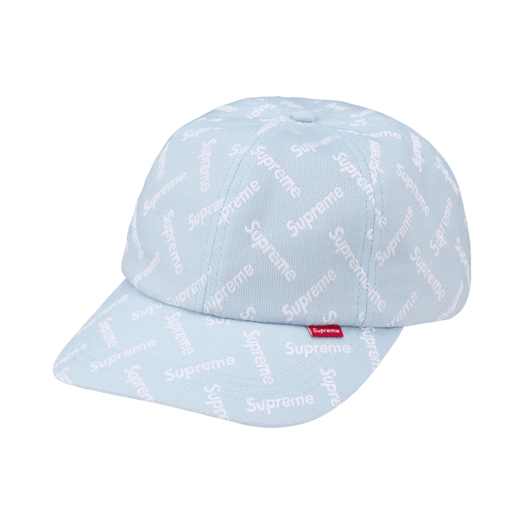 Supreme Monogram Jacquard 6-Panel (FW26) Light Blue - Im Your Wardrobe