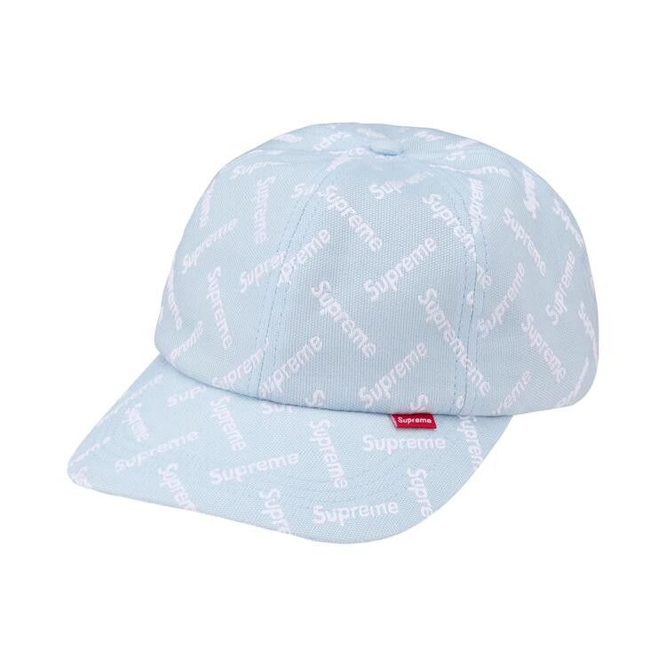 Supreme Monogram Jacquard 6-Panel (FW26) Light Blue - Im Your Wardrobe