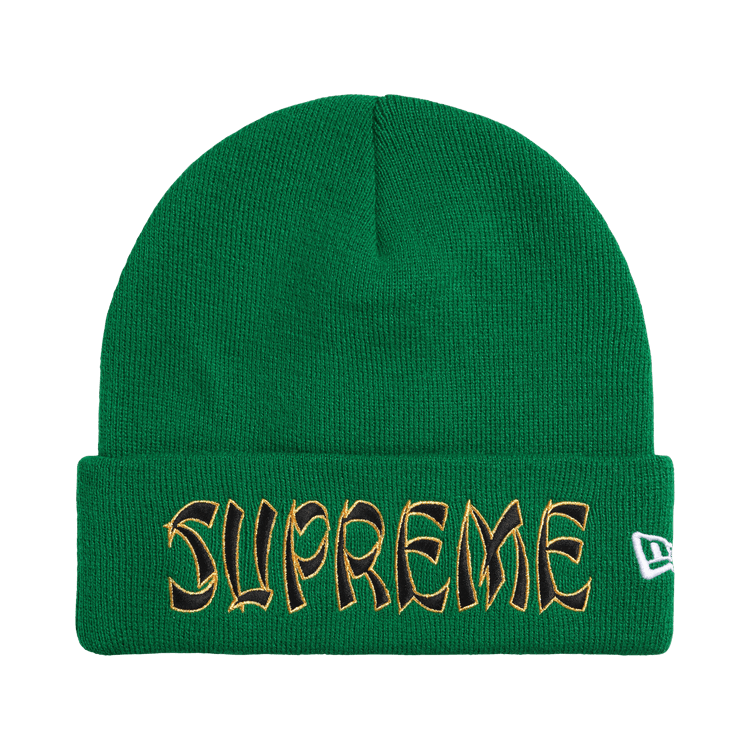 Supreme New Era Action Beanie (FW26) Green - Im Your Wardrobe