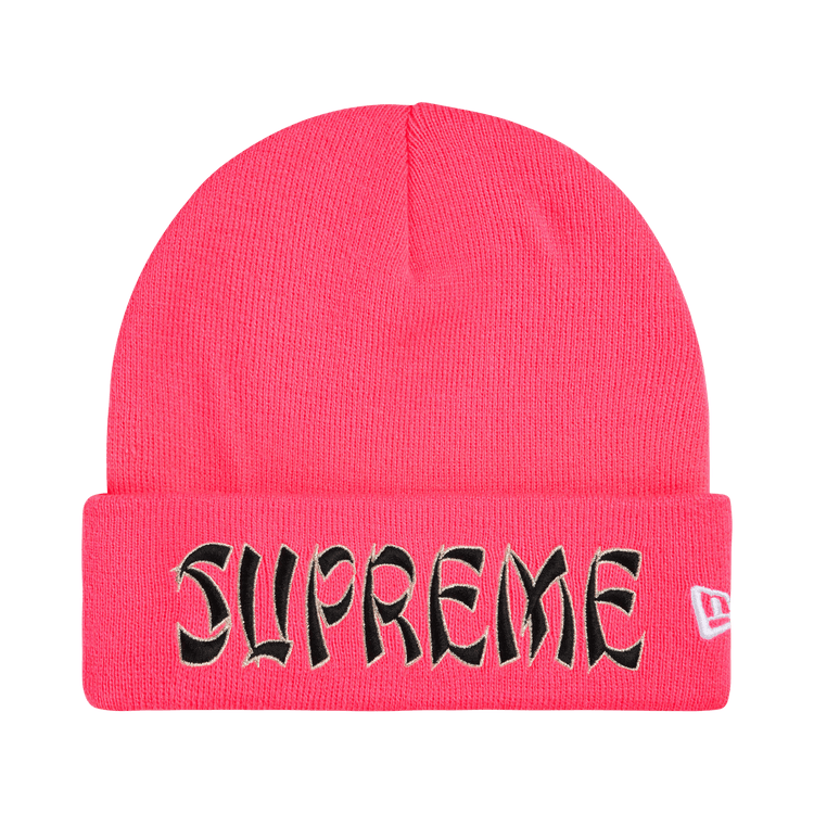 Supreme New Era Action Beanie (FW26) Pink - Im Your Wardrobe