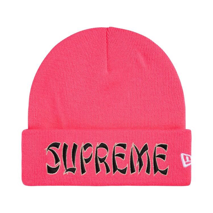Supreme New Era Action Beanie (FW26) Pink - Im Your Wardrobe