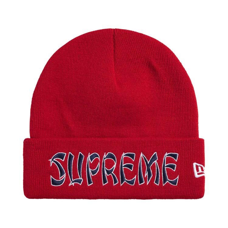 Supreme New Era Action Beanie (FW26) Red - Im Your Wardrobe