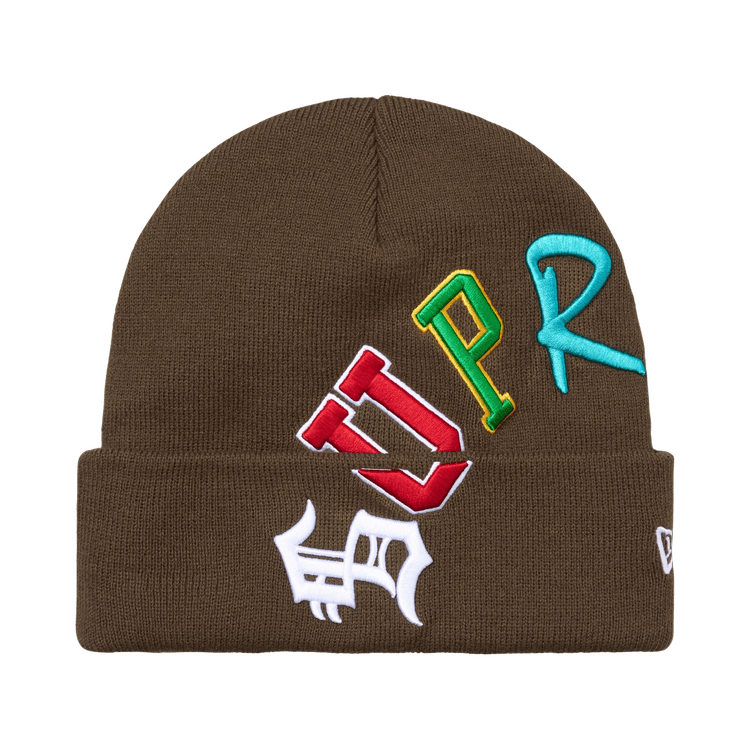 Supreme New Era Arc Beanie (FW26) Brown - Im Your Wardrobe