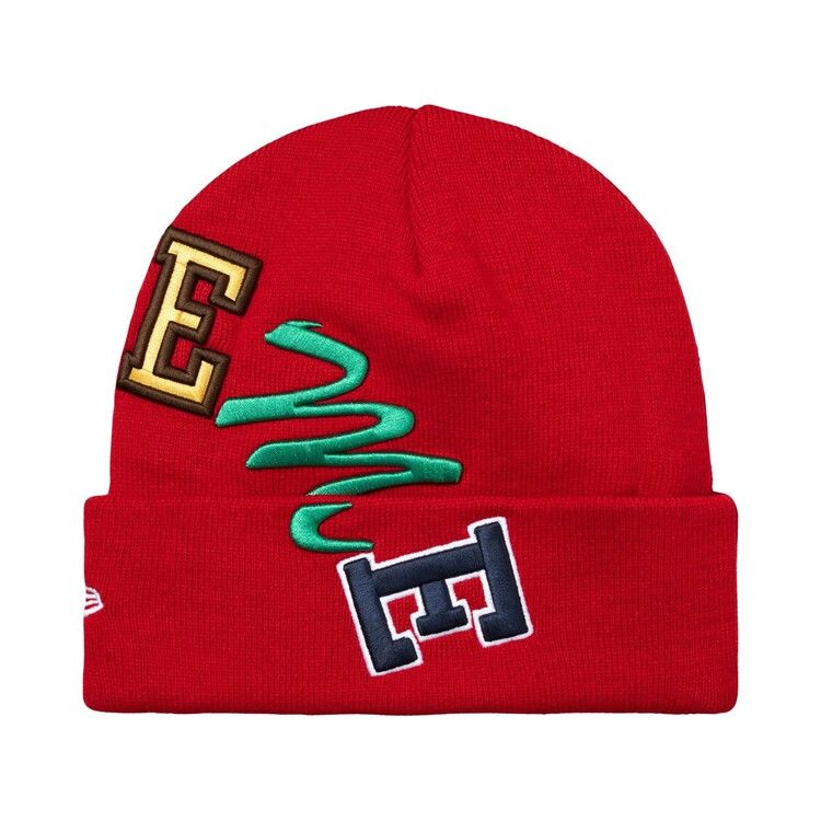 Supreme New Era Arc Beanie (FW26) Red - Im Your Wardrobe