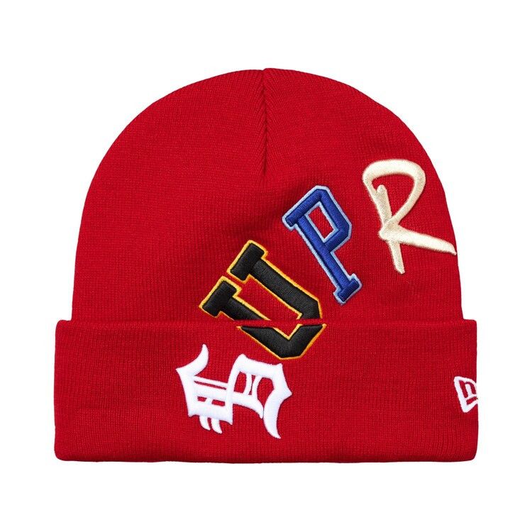 Supreme New Era Arc Beanie (FW26) Red - Im Your Wardrobe