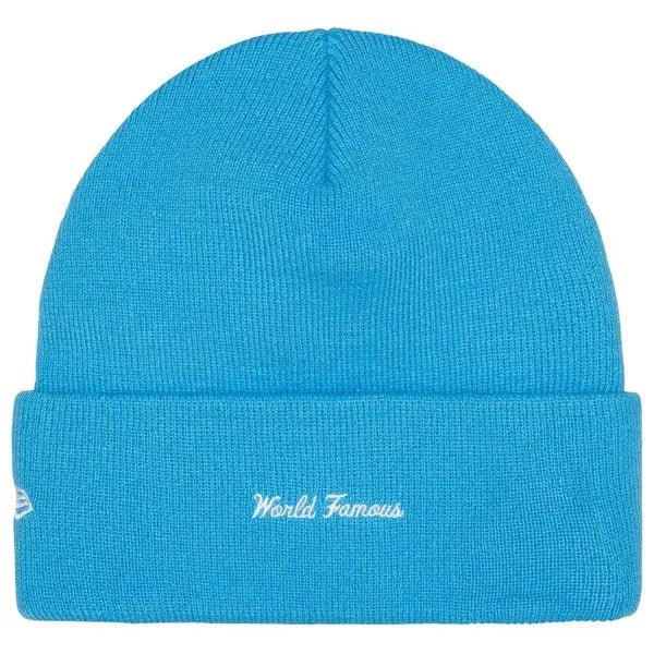 Supreme New Era Box Logo Beanie (FW25) Cyan - Im Your Wardrobe