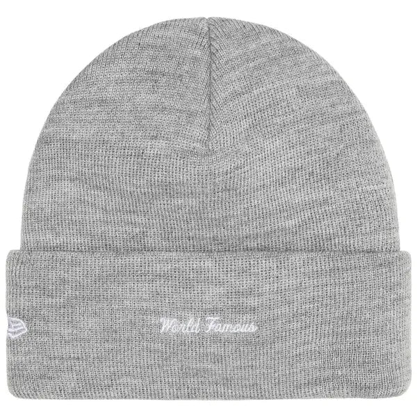 Supreme New Era Box Logo Beanie (FW25) Heather Grey - Im Your Wardrobe