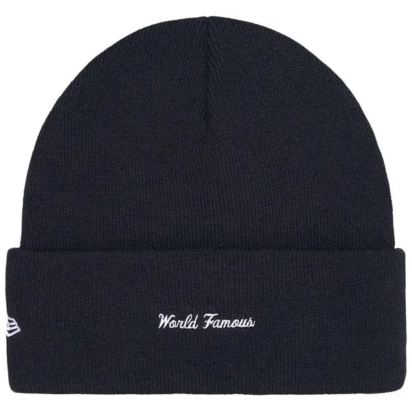 Supreme New Era Box Logo Beanie (FW25) Navy - Im Your Wardrobe