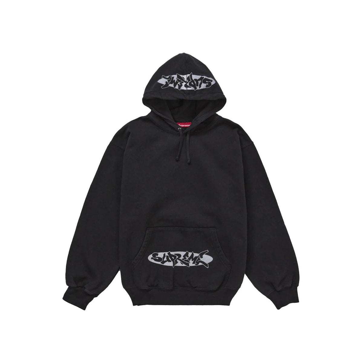 Supreme New World Order Hooded Sweatshirt Black - Im Your Wardrobe