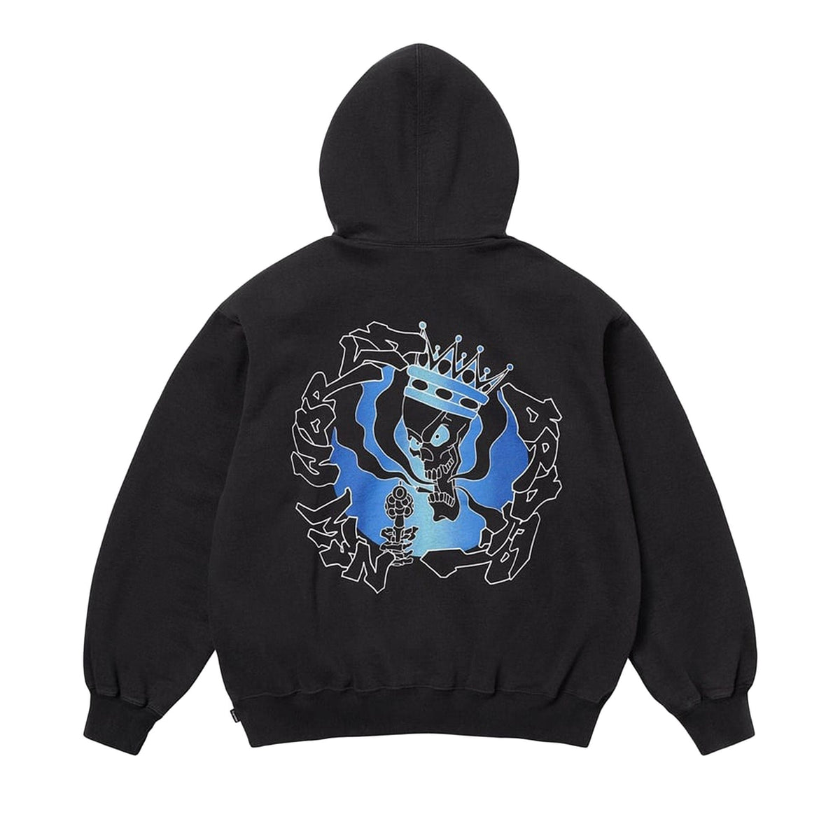 Supreme New World Order Hooded Sweatshirt Black - Im Your Wardrobe