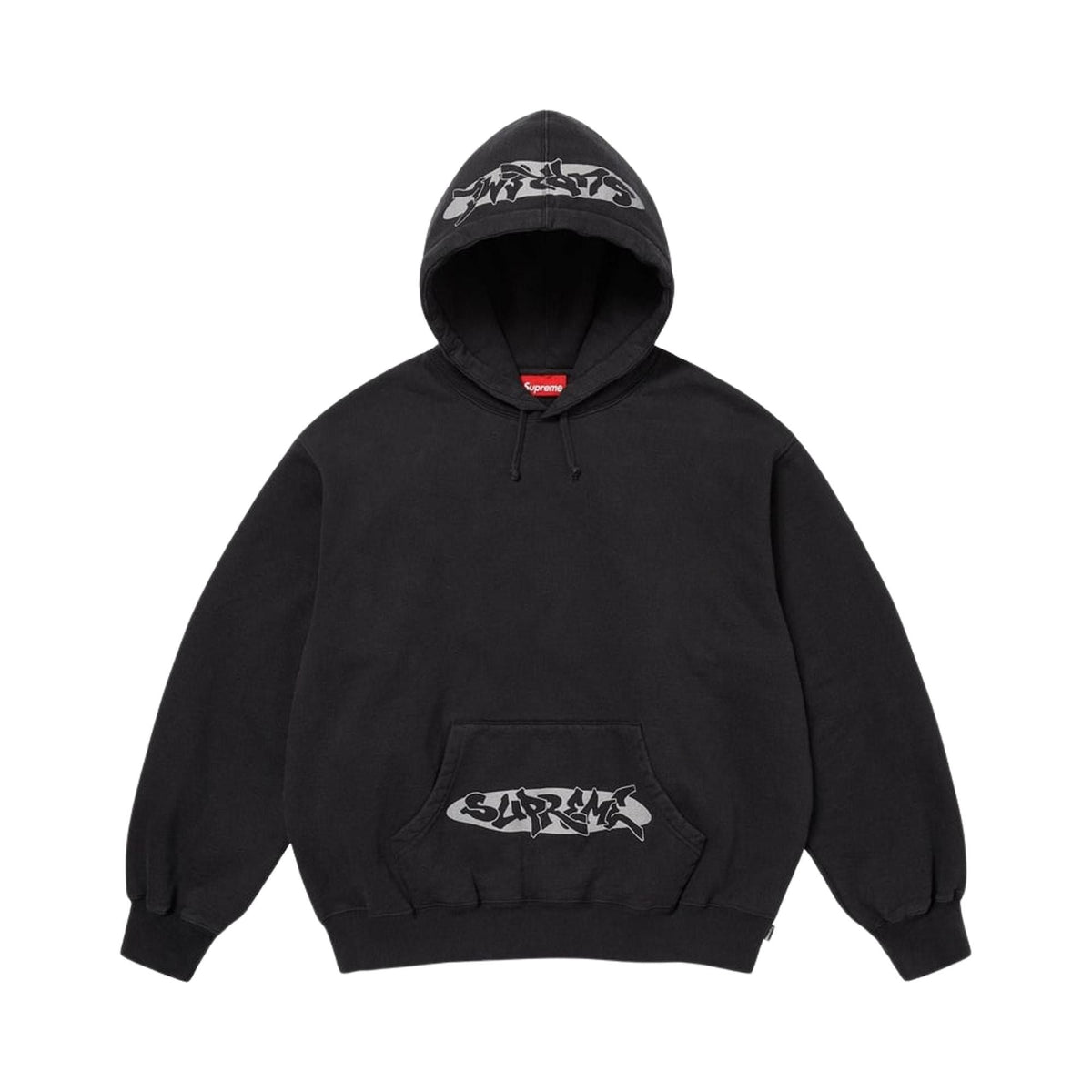 Supreme New World Order Hooded Sweatshirt Black - Im Your Wardrobe