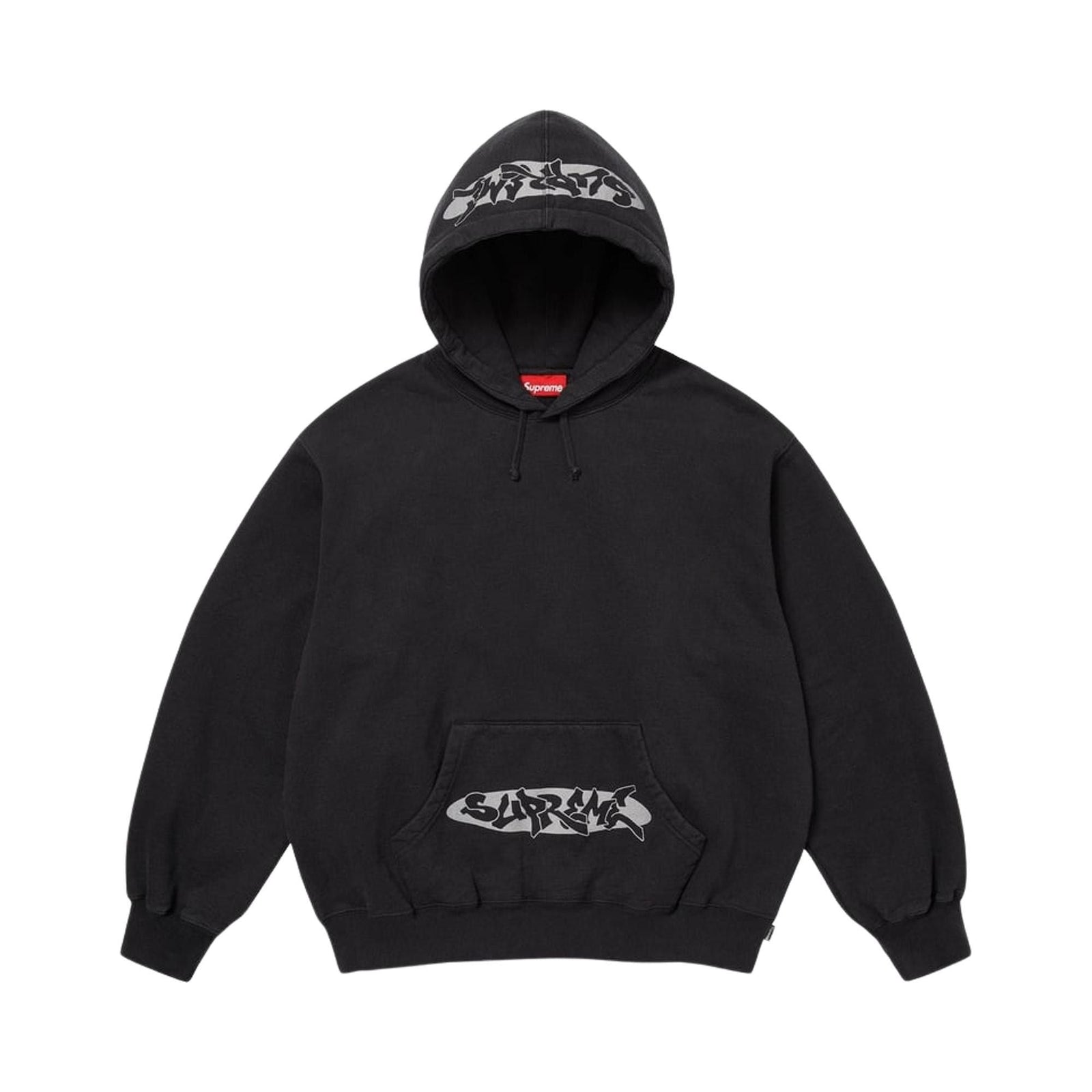 Supreme New World Order Hooded Sweatshirt Black - Im Your Wardrobe