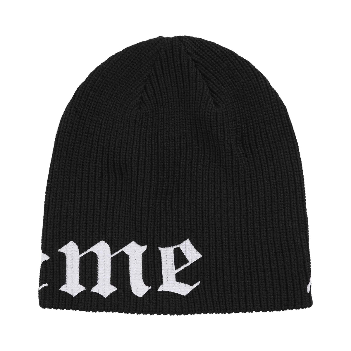 Supreme Old English Printed Beanie (SS26) Black - Im Your Wardrobe
