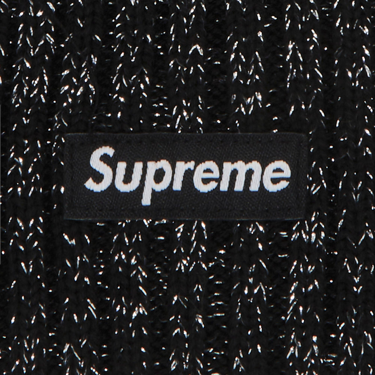 Supreme Overdyed Beanie (SS25) Metallic Black - Im Your Wardrobe