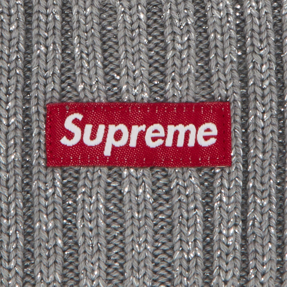 Supreme Overdyed Beanie (SS25) Metallic Silver - Im Your Wardrobe