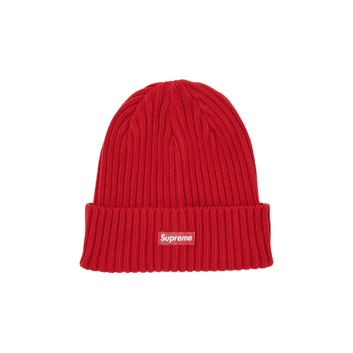 Supreme Overdyed Beanie (SS25) Red - Im Your Wardrobe