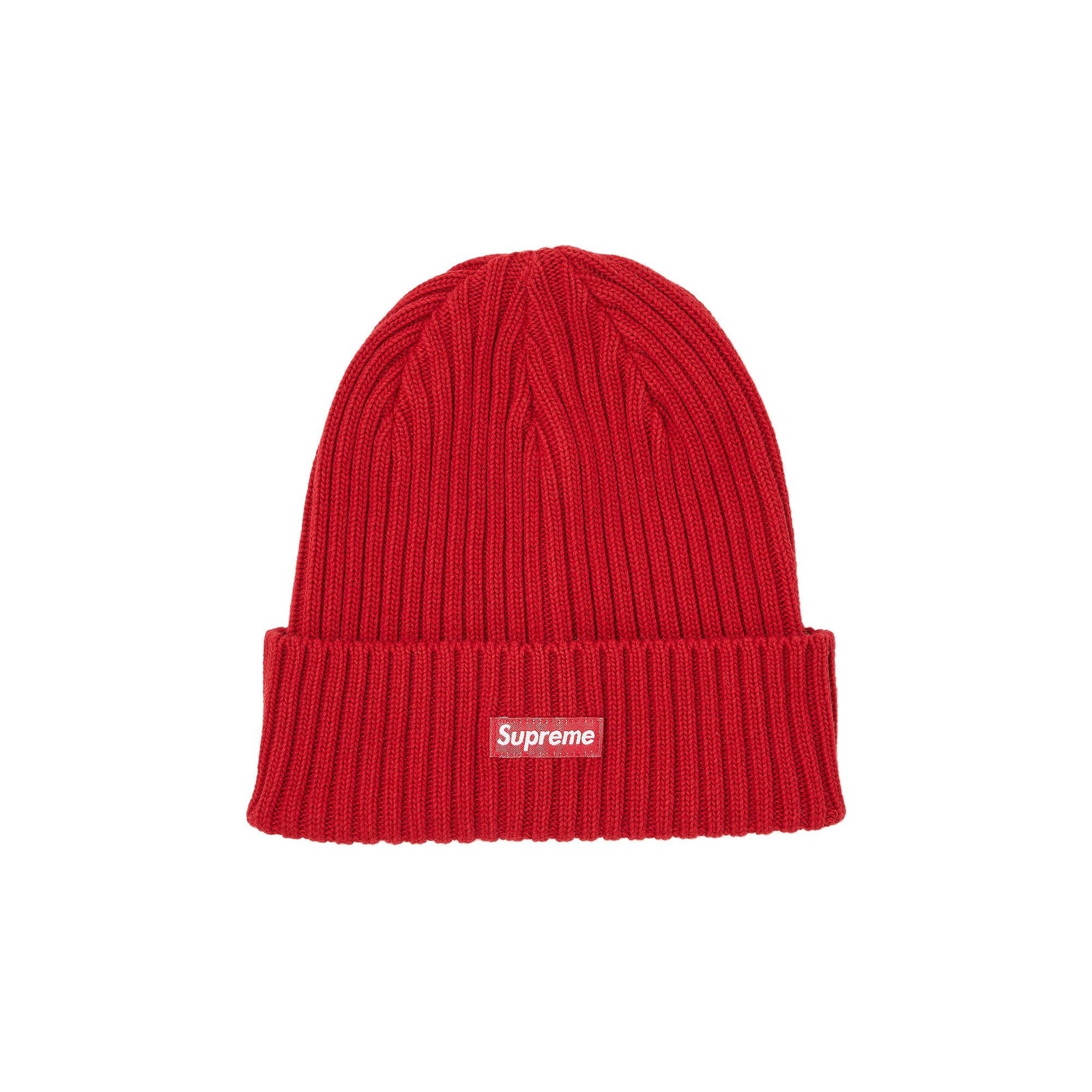 Supreme Overdyed Beanie (SS25) Red - Im Your Wardrobe