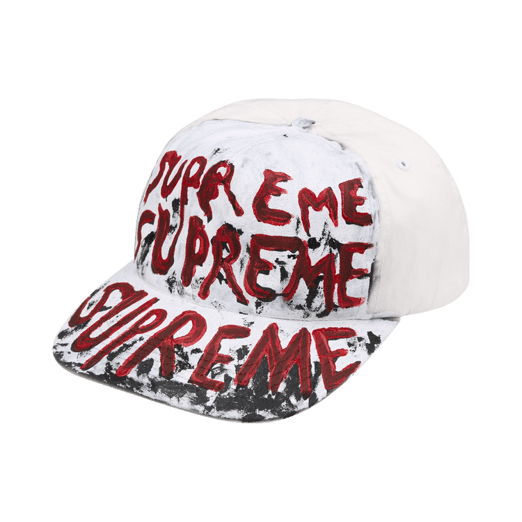 Supreme Painted 5-Panel (FW26) White - Im Your Wardrobe