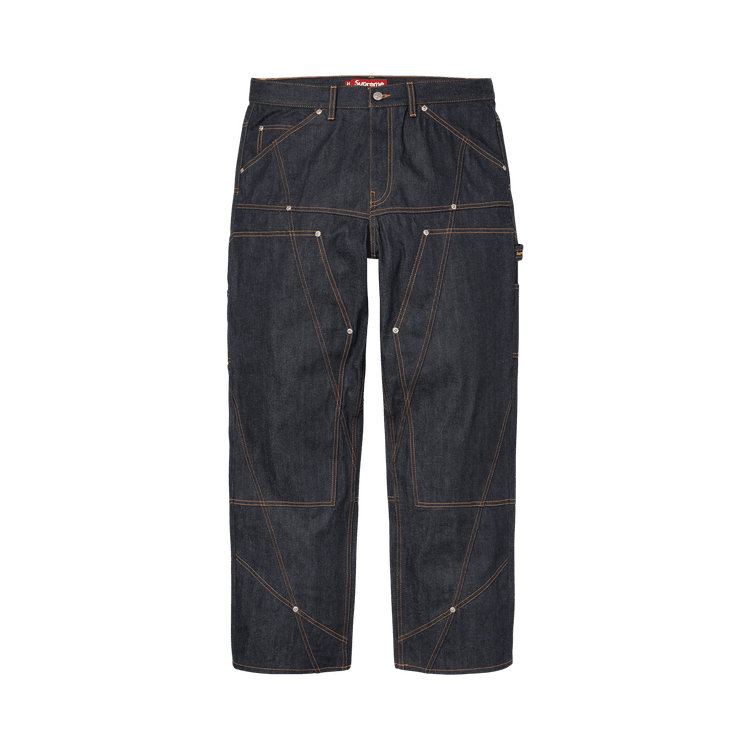 Supreme Paneled Double Knee Painter Pant Rigid Indigo - Im Your Wardrobe