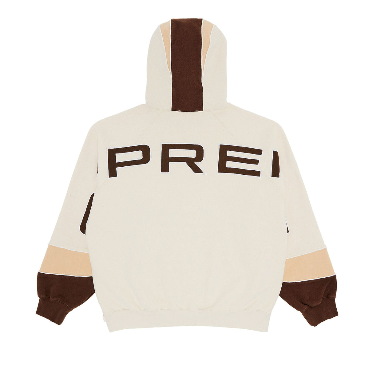 Supreme Paneled Hooded Sweatshirt Natural - Im Your Wardrobe