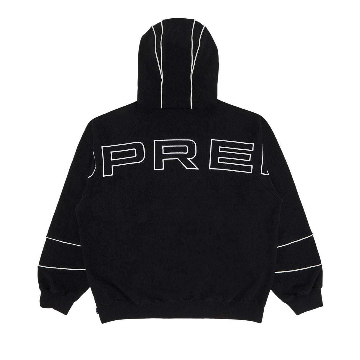 Supreme Paneled Hooded Sweatshirt (SS25) Black - Im Your Wardrobe
