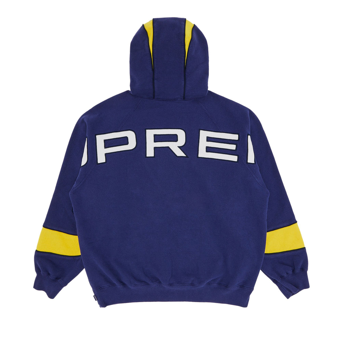 Supreme Paneled Hooded Sweatshirt (SS25) Washed Navy - Im Your Wardrobe