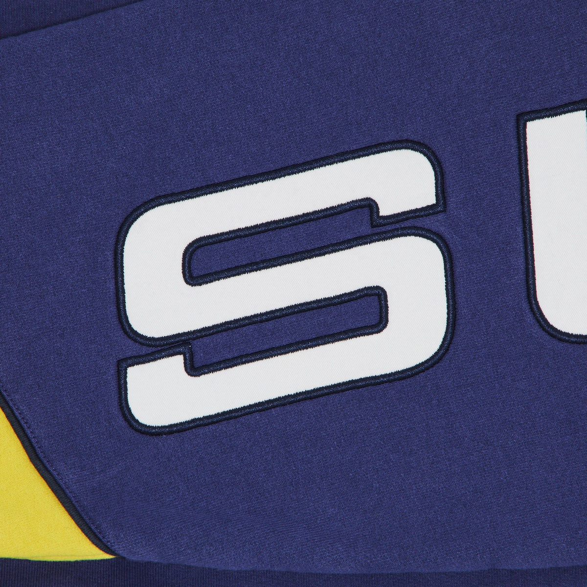 Supreme Paneled Hooded Sweatshirt (SS25) Washed Navy - Im Your Wardrobe