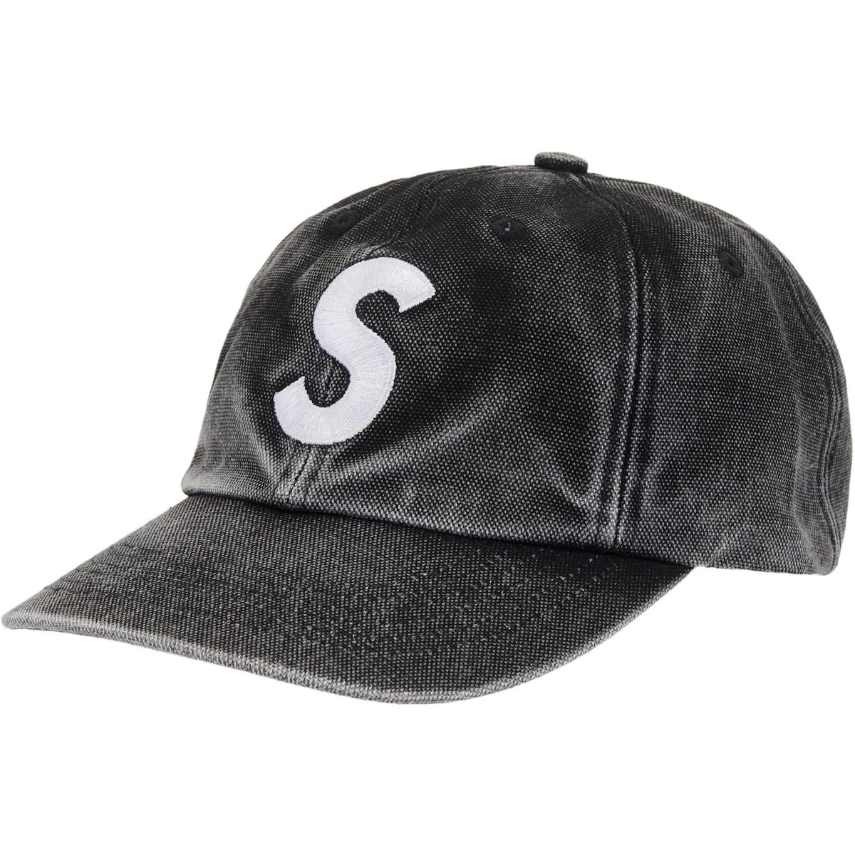 Supreme Pigment Coated S Logo 6 - Panel Cap (SS26) Black - Im Your Wardrobe