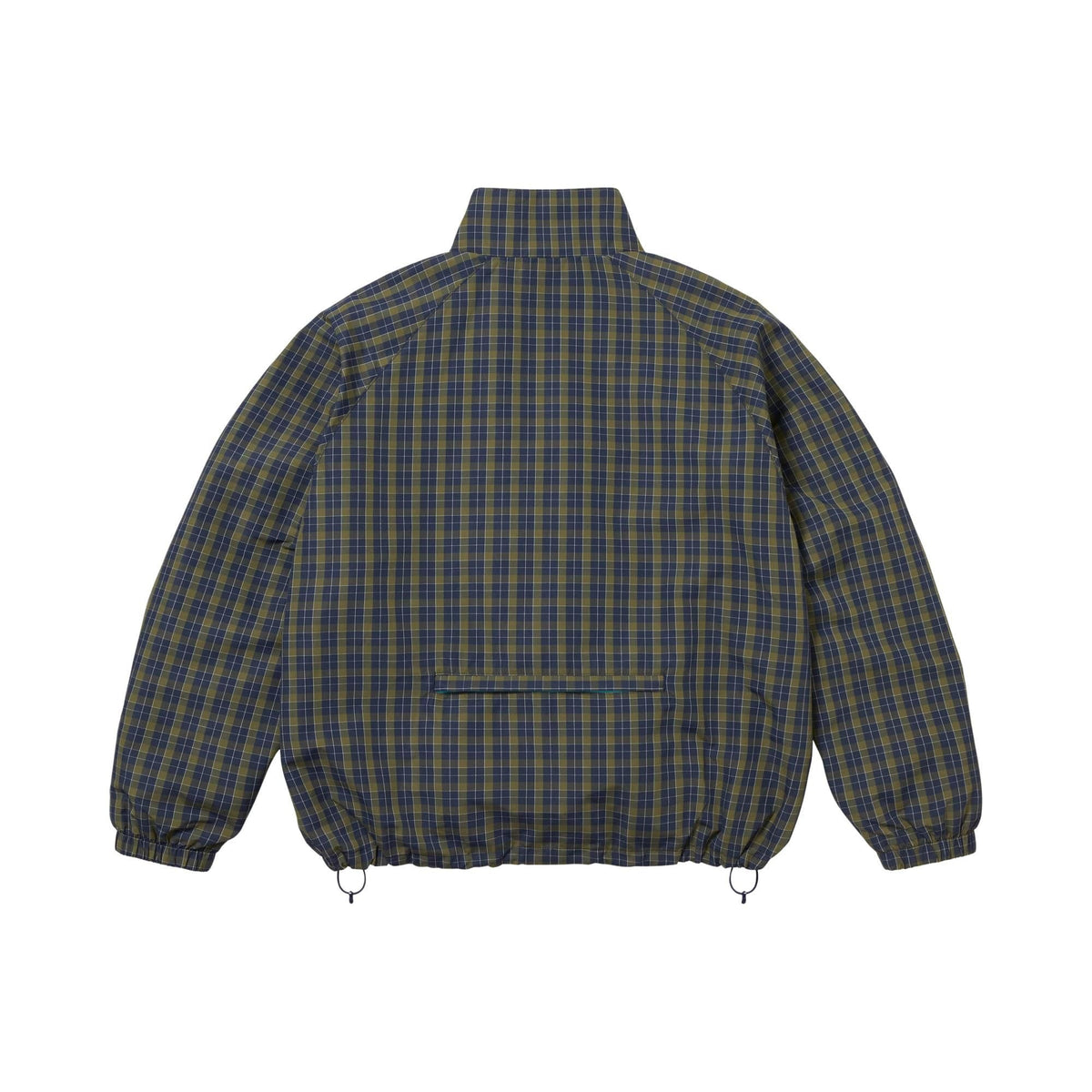 Supreme Plaid Track Jacket Navy - Im Your Wardrobe
