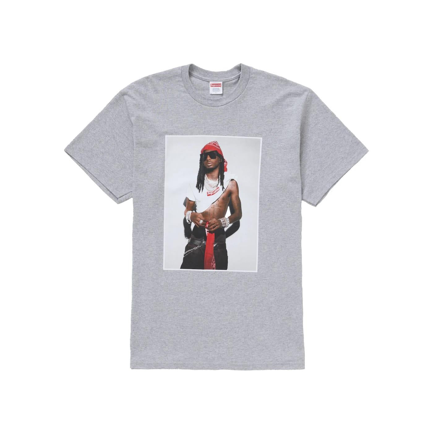 Supreme Playboi Carti Tee Heather Grey - Im Your Wardrobe