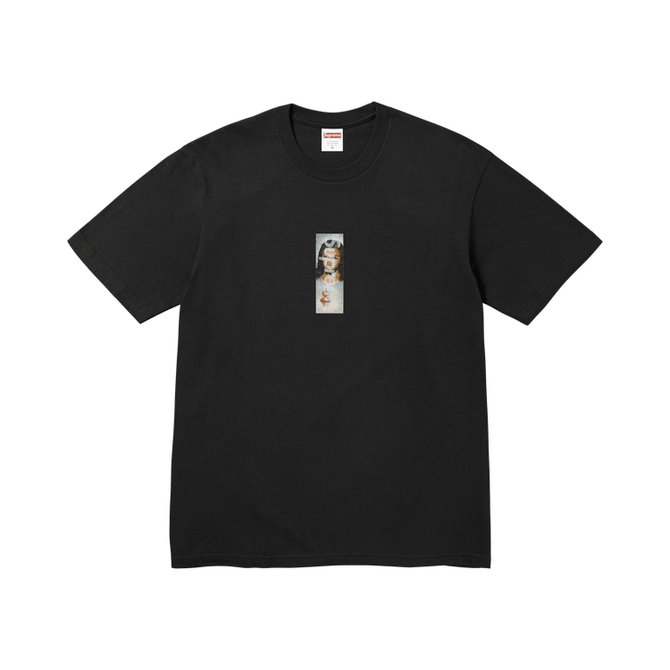 Supreme Prayer Card Box Logo Tee Black - Im Your Wardrobe