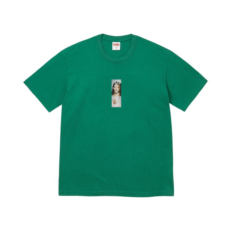 Supreme Prayer Card Box Logo Tee (FW26) Light Pine - Im Your Wardrobe