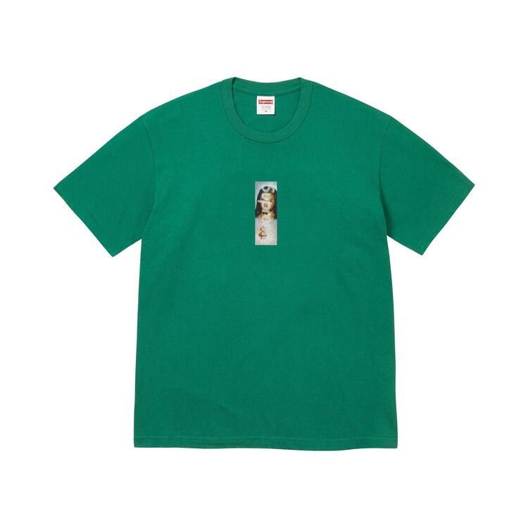 Supreme Prayer Card Box Logo Tee (FW26) Light Pine - Im Your Wardrobe