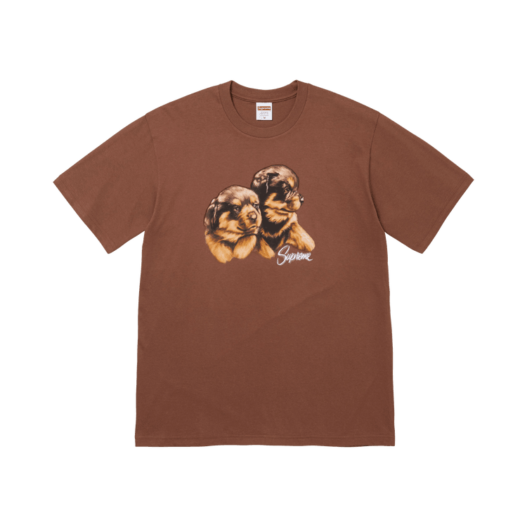 Supreme Puppies Tee Brown - Im Your Wardrobe