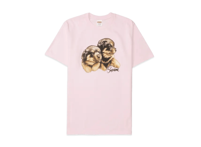 Supreme Puppies Tee Light Pink - Im Your Wardrobe