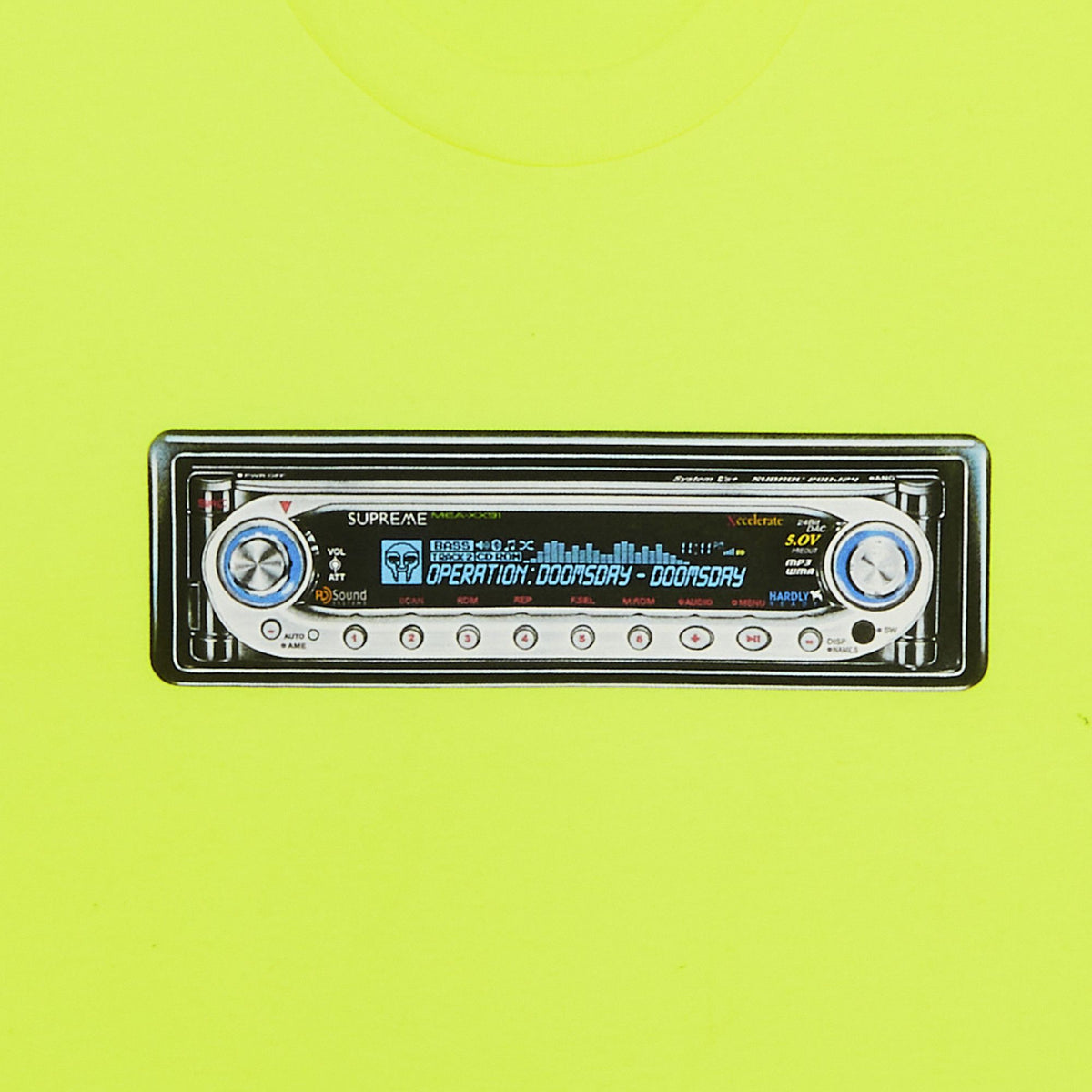 Supreme Receiver Tee Fluorescent Yellow - Im Your Wardrobe