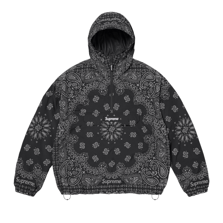 Supreme Reflective Bandana Anorak Black - Im Your Wardrobe