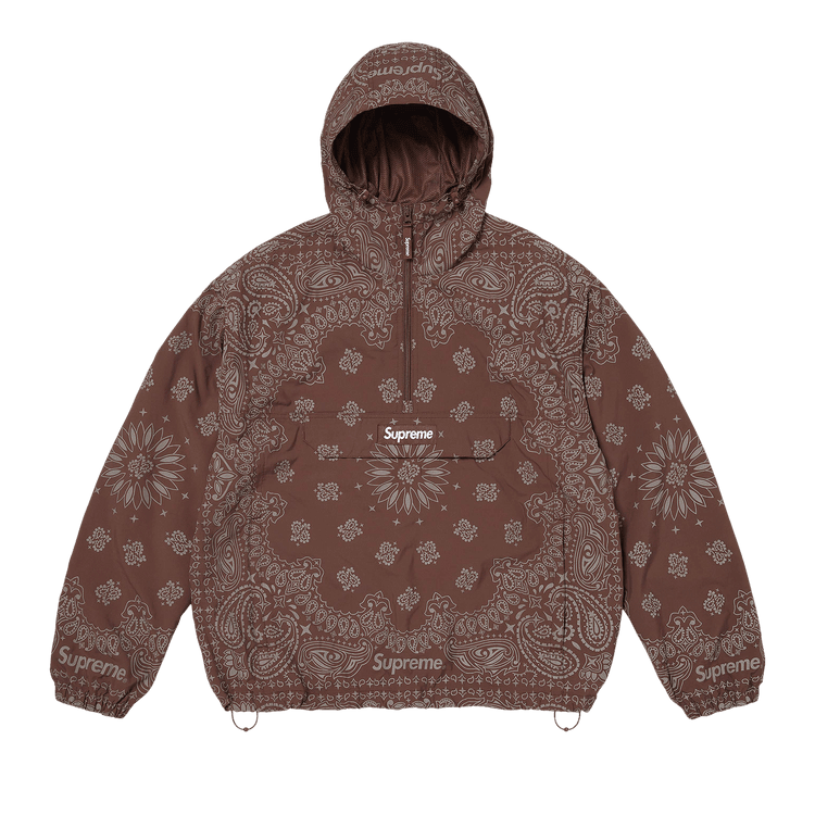 Supreme Reflective Bandana Anorak Brown - Im Your Wardrobe