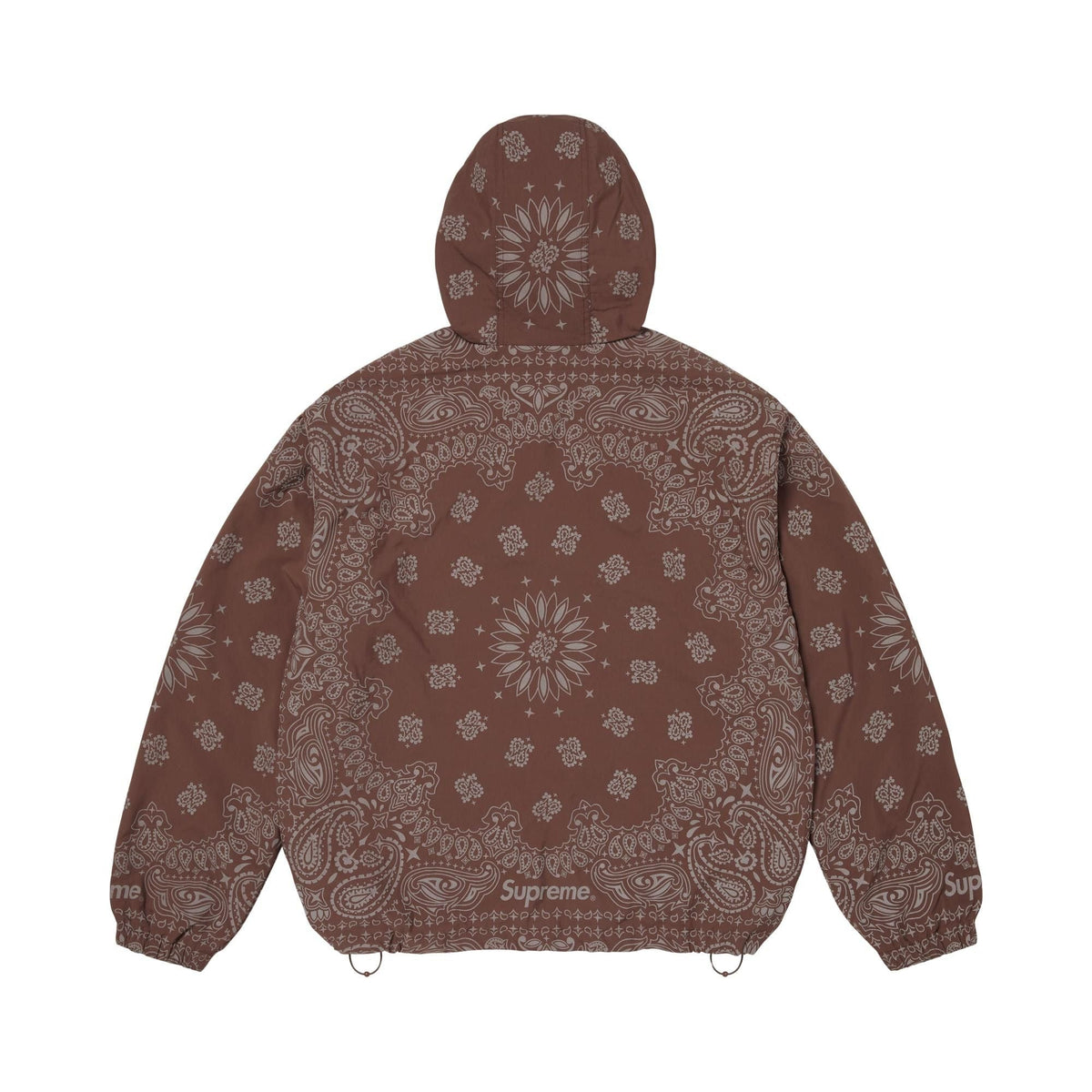 Supreme Reflective Bandana Anorak Brown - Im Your Wardrobe