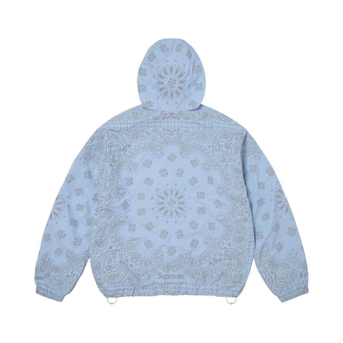 Supreme Reflective Bandana Anorak Light Blue - Im Your Wardrobe